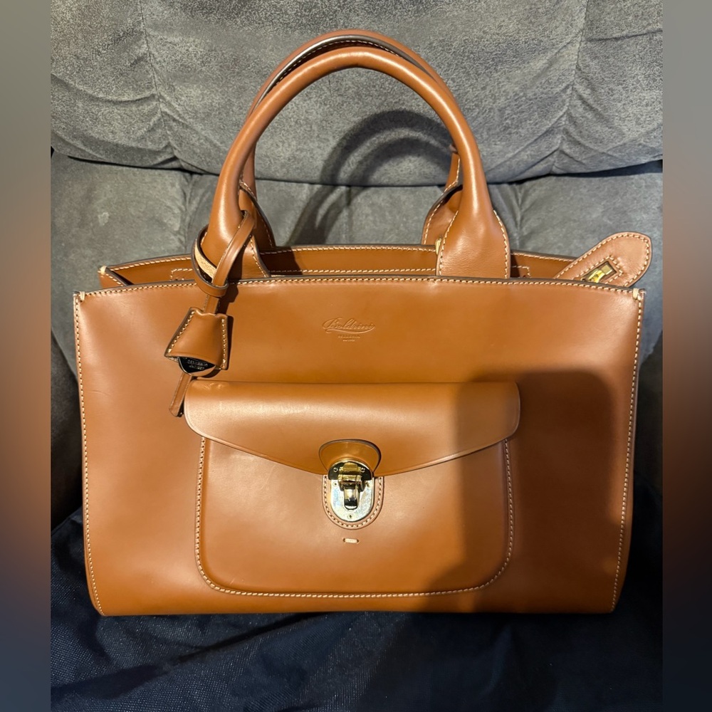 Boldrini Selleria Art 7198 Cognac Handbag RARE